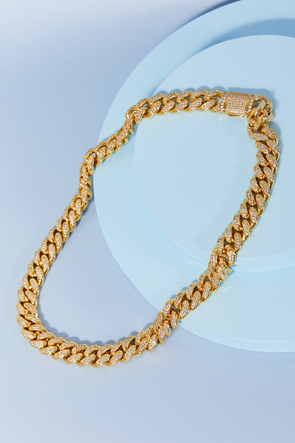 Brass Curb Chain Necklace - Laazaar