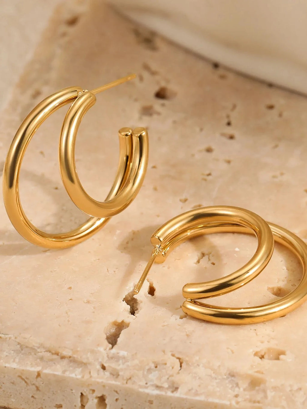 Stainless Steel Hoop Earrings