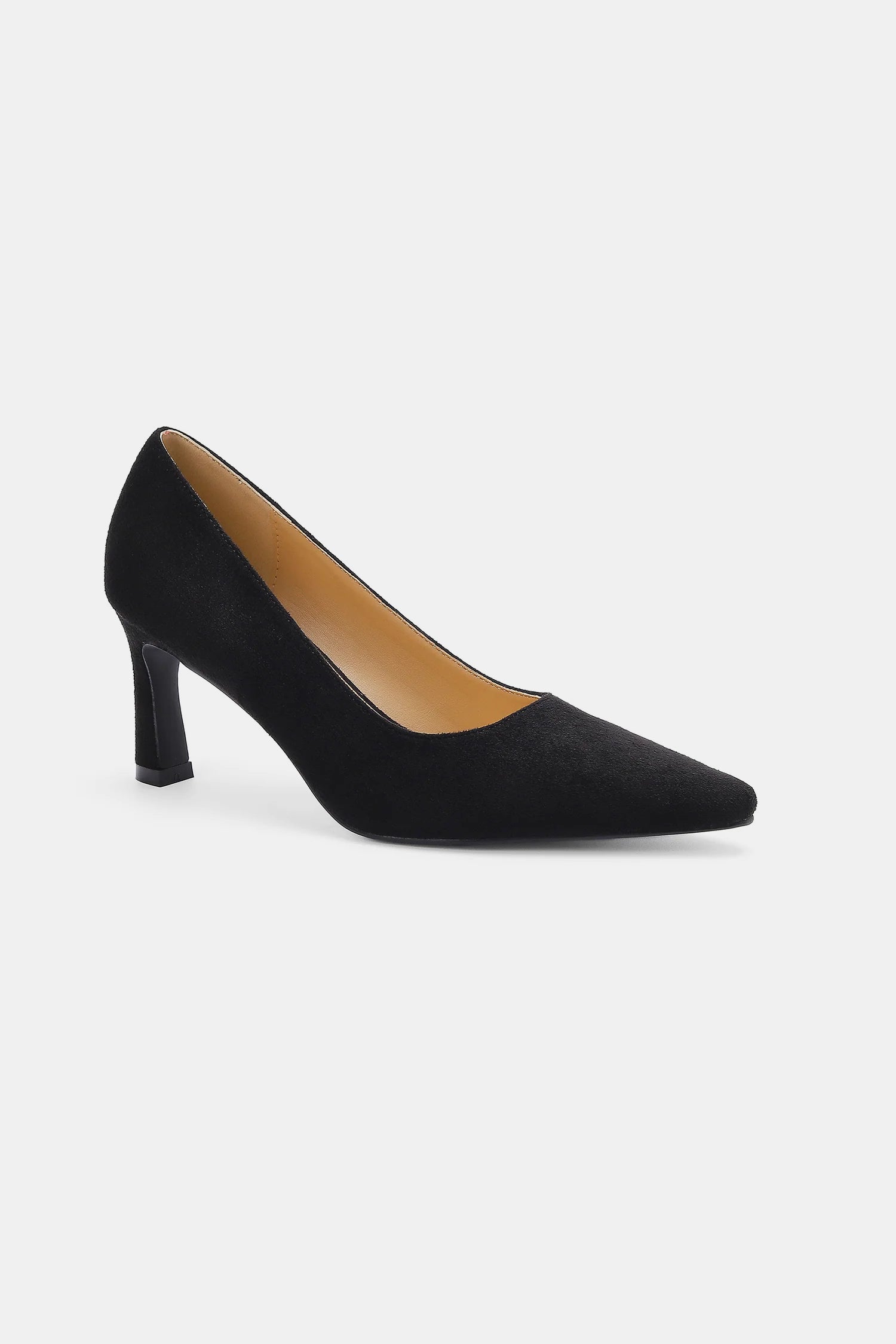 Beast Fashion Faux Suede Point Toe Pumps - Laazaar