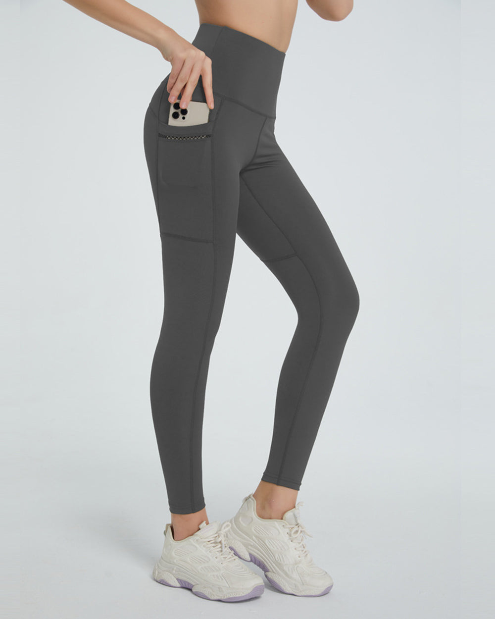 High Waist Active Leggings - Laazaar