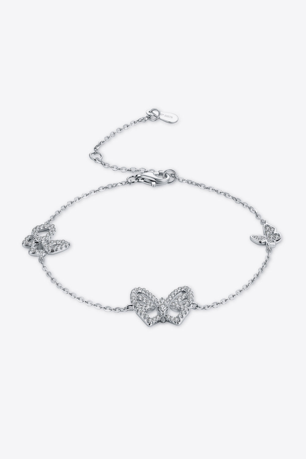 Moissanite Butterfly Shape Bracelet - Laazaar
