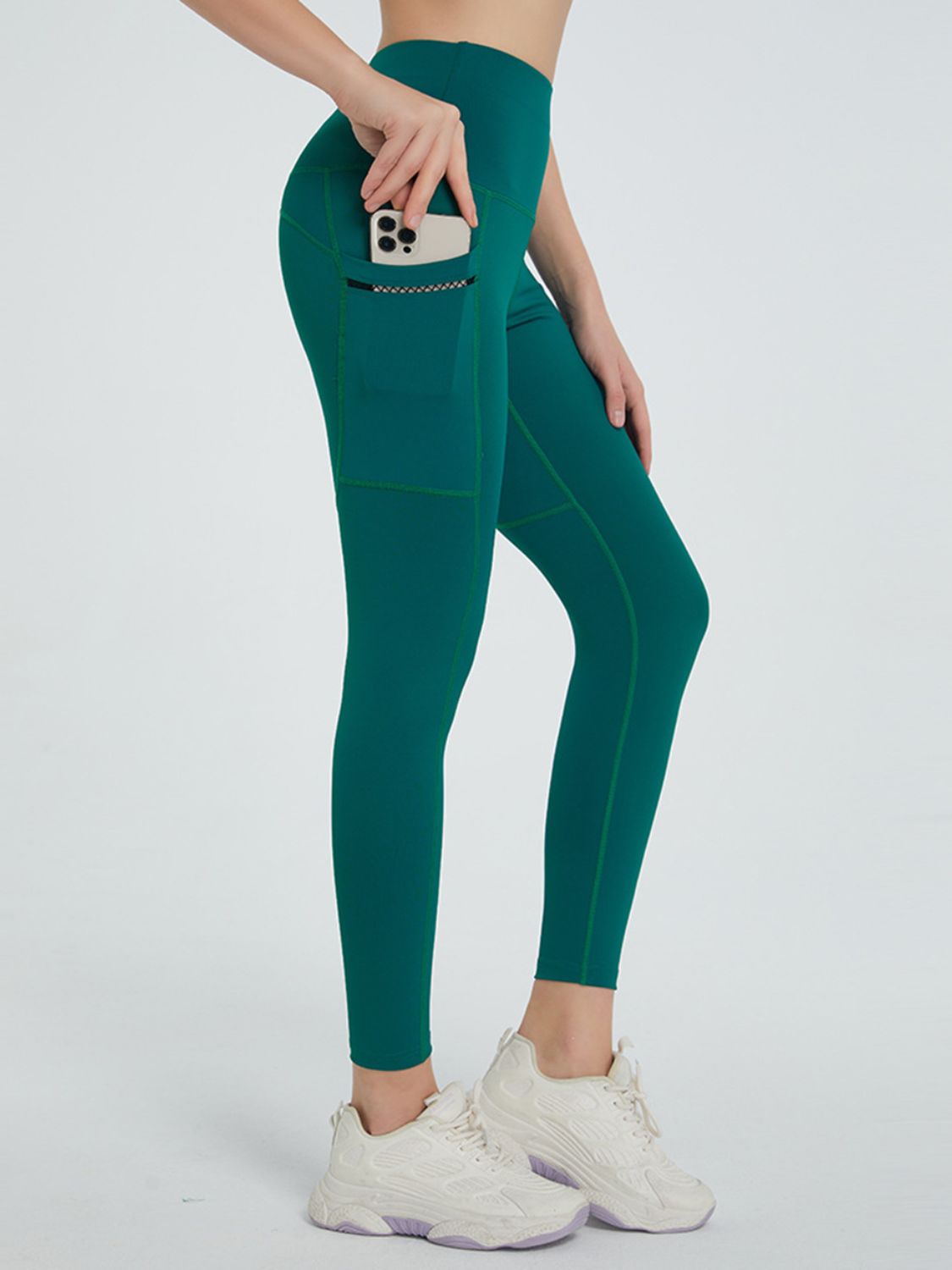 High Waist Active Leggings - Laazaar
