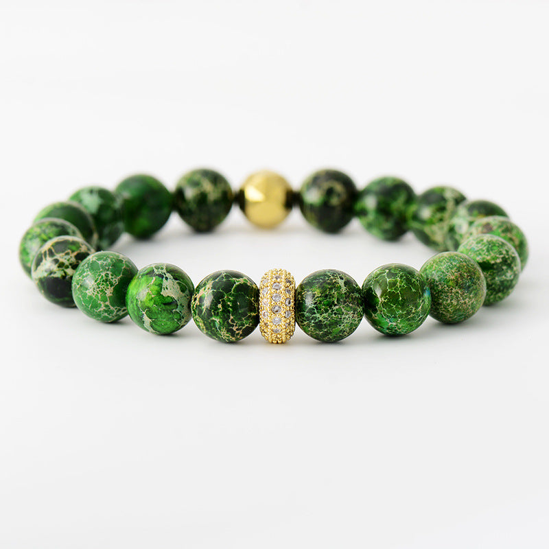 Natural Stone Beaded Bracelet - Laazaar