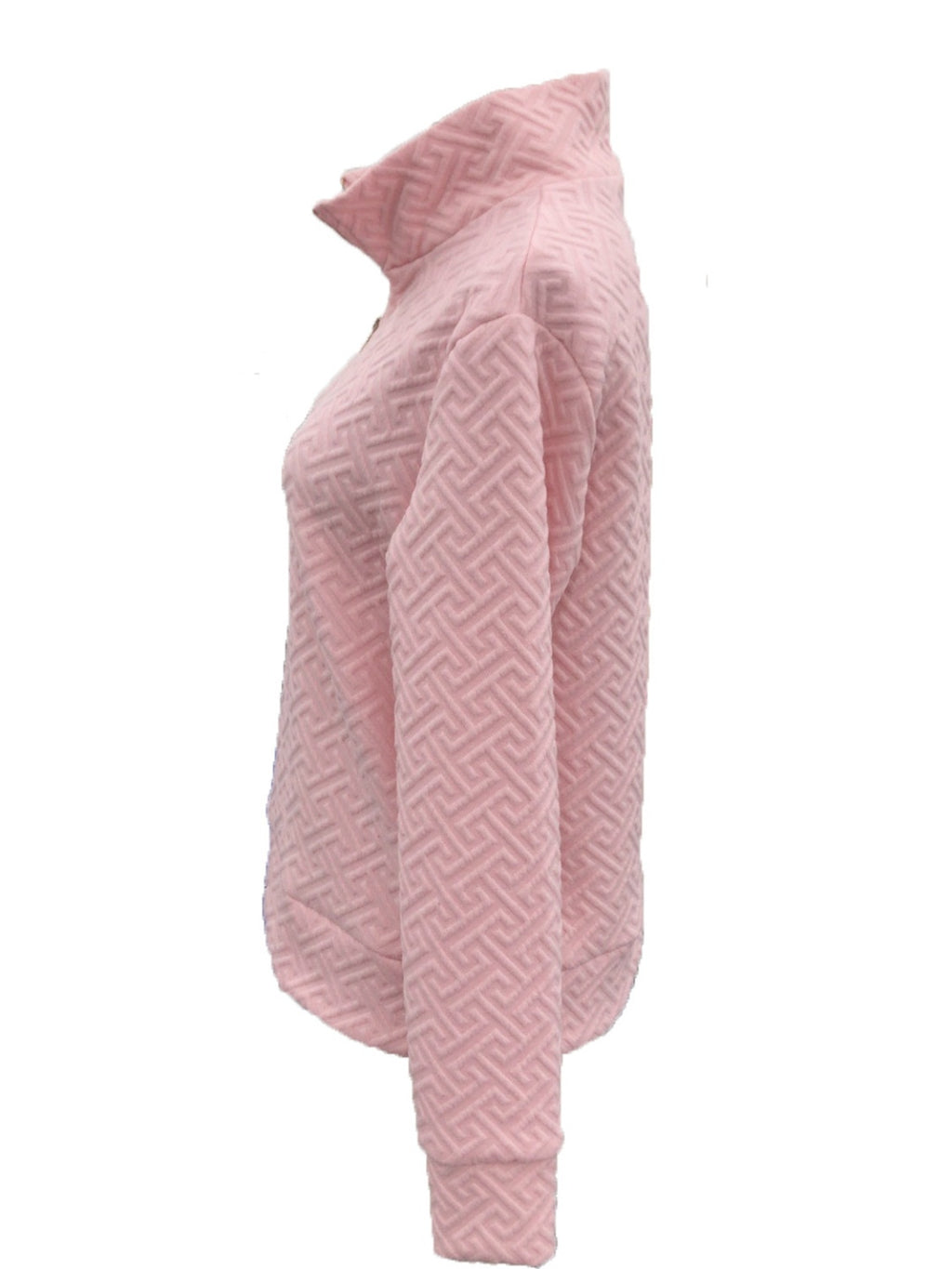 Textured Dropped Shoulder Long Sleeve Sweatshirt - Laazaar