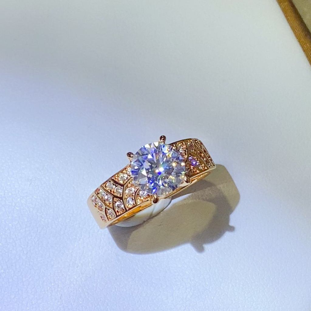 1.5 Carat 925 Sterling Silver Moissanite Ring - Laazaar