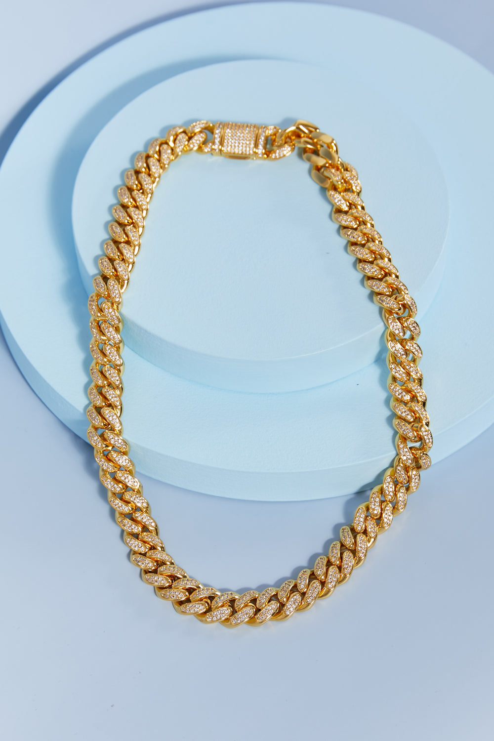 Brass Curb Chain Necklace - Laazaar
