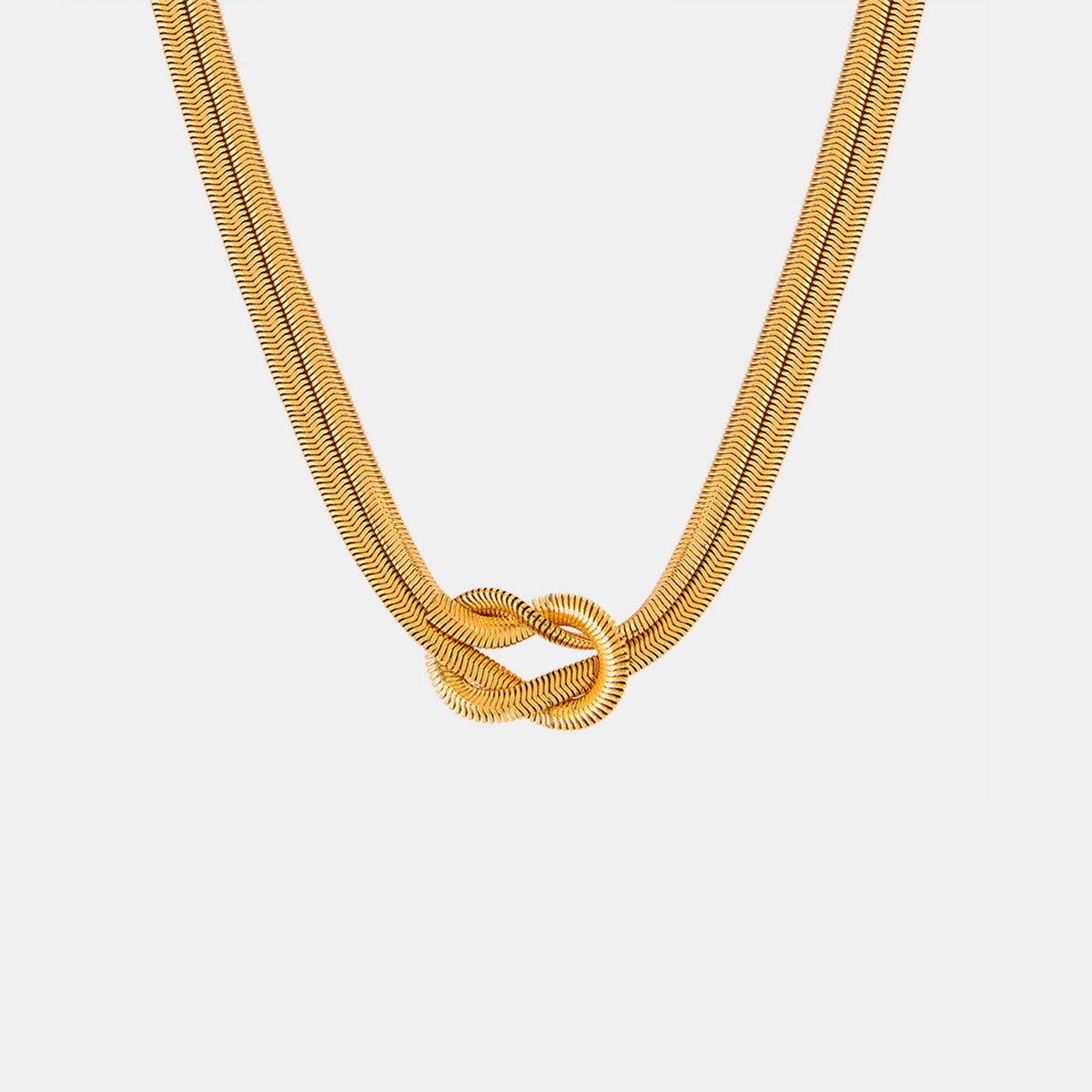Titanium Steel Knot Necklace - Laazaar