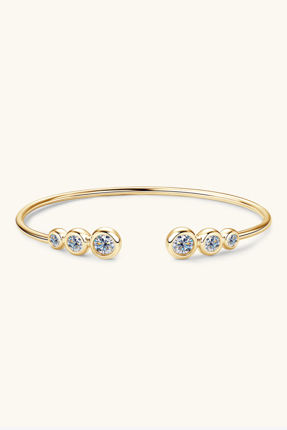 1.8 Carat Moissanite 925 Sterling Silver Bracelet - Laazaar