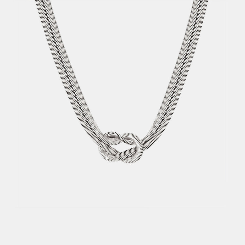 Titanium Steel Knot Necklace - Laazaar