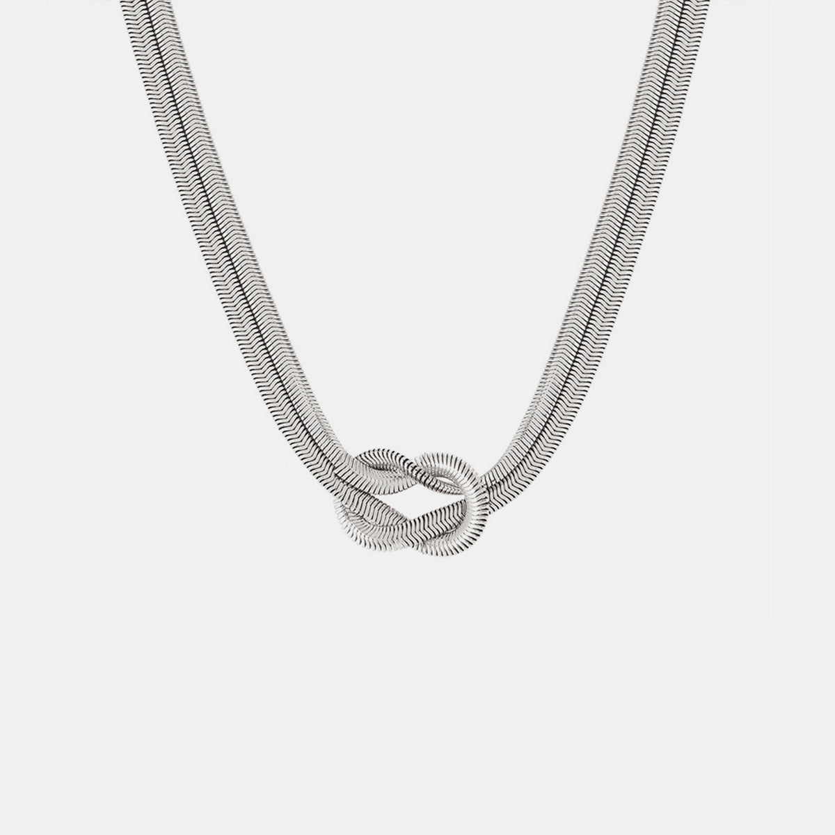 Titanium Steel Knot Necklace - Laazaar