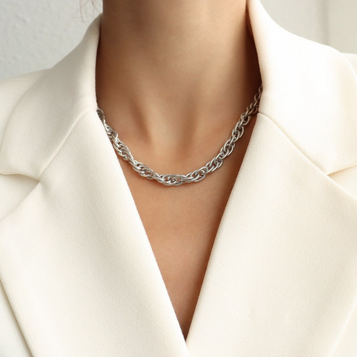 Titanium Steel Chain Necklace - Laazaar