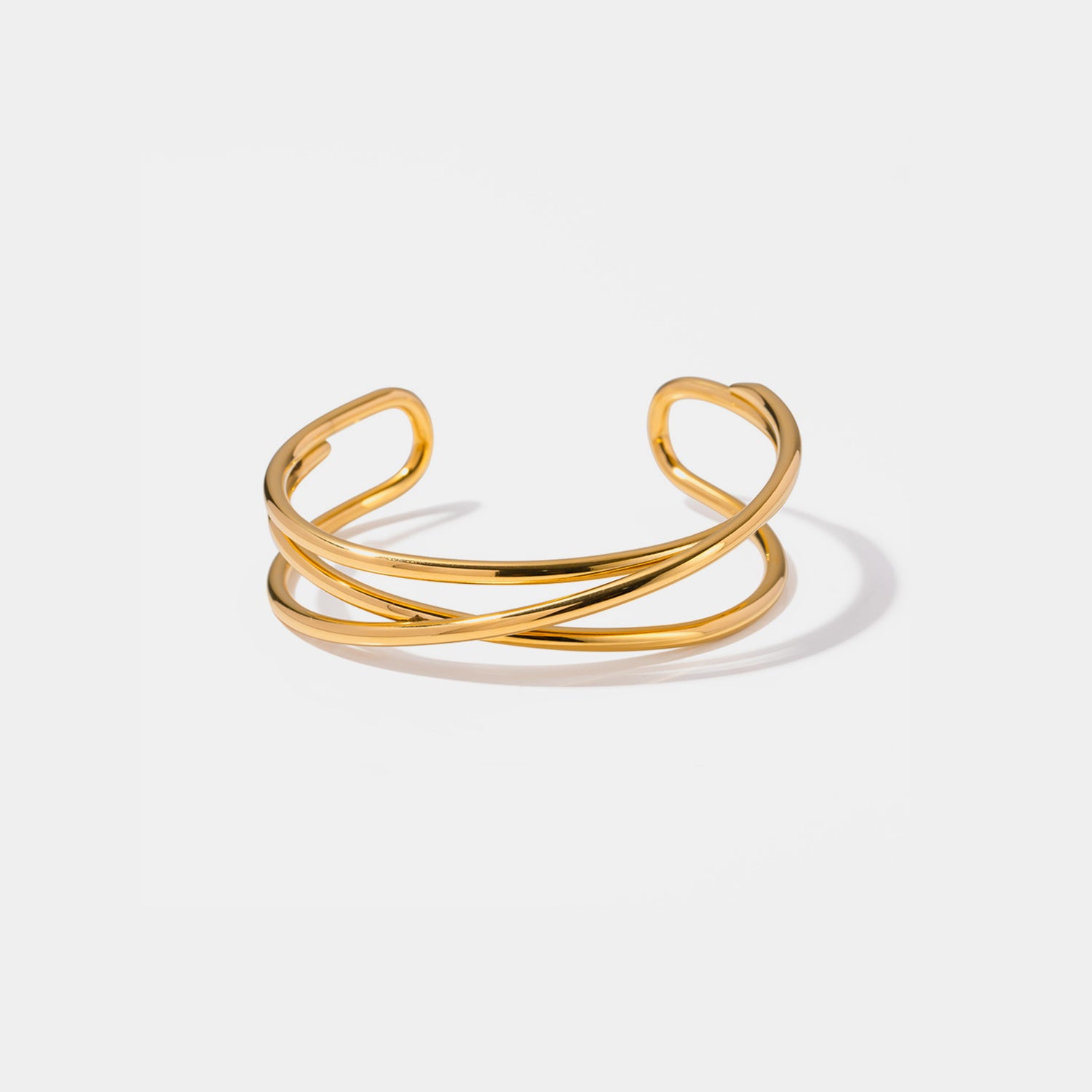 Minimalist Stainless Steel Cuff Bracelet - Laazaar