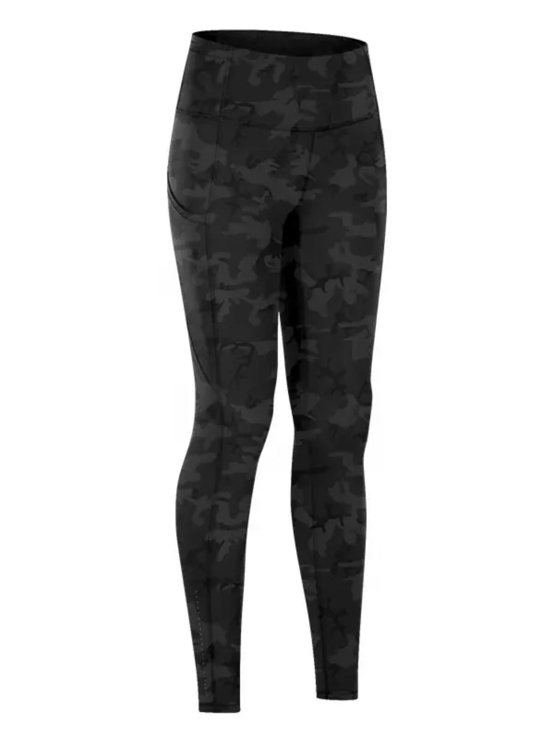Wide Waistband Sports Leggings - Laazaar
