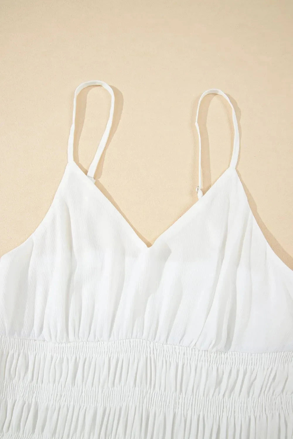 V-Neck High Waist Cami Dress