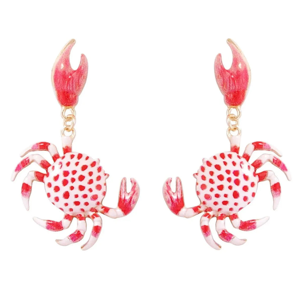 Alloy Crab-Shaped Earrings