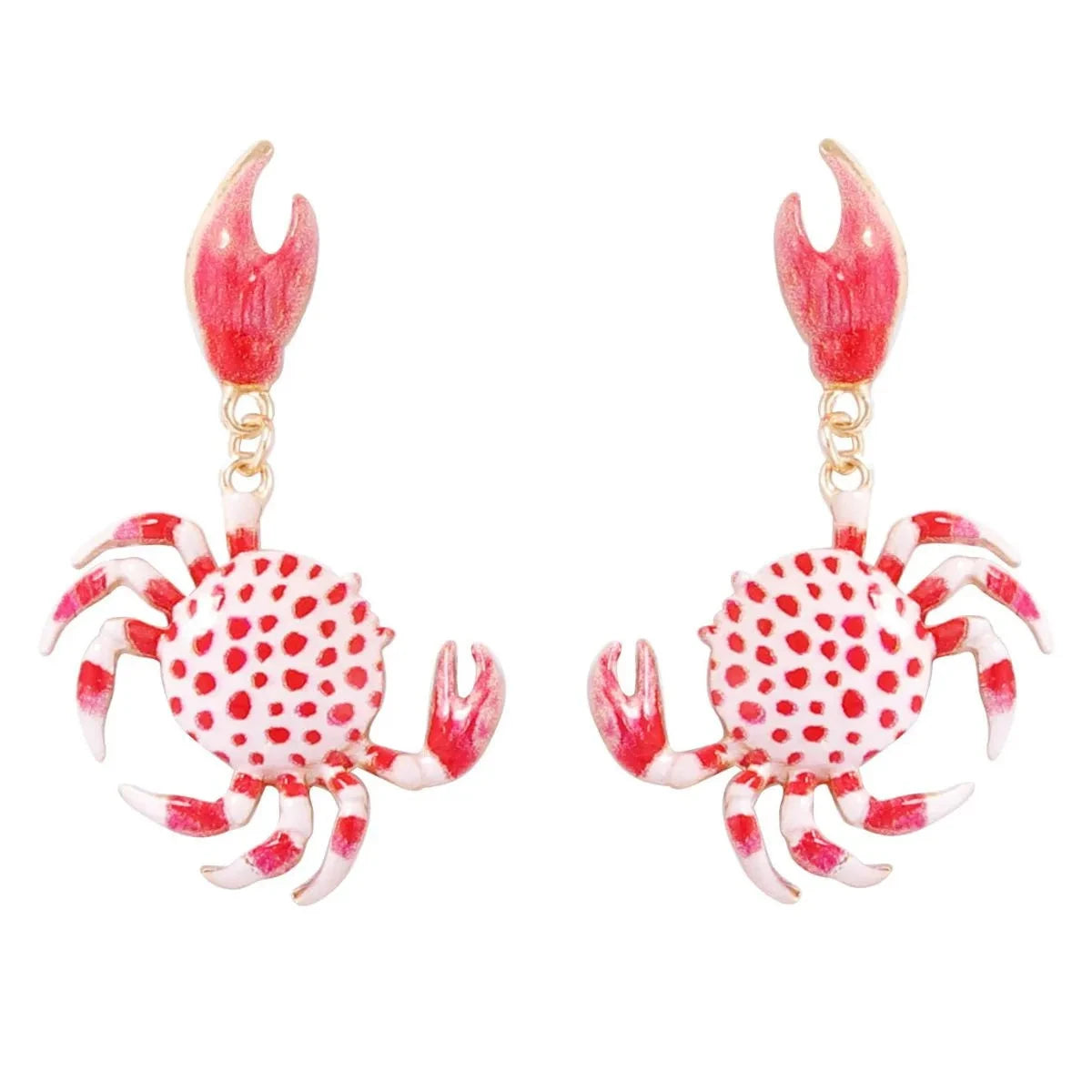 Alloy Crab-Shaped Earrings