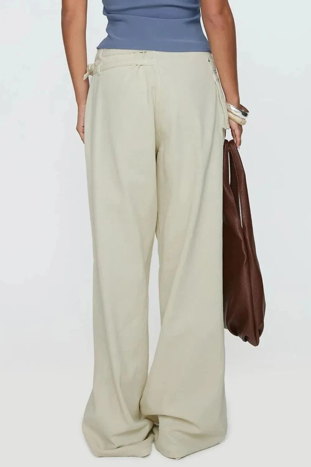 Wide Leg Jeans with Pockets