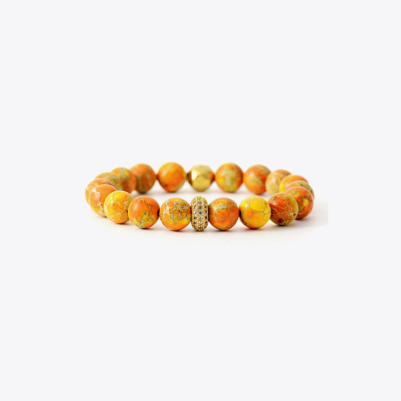 Natural Stone Beaded Bracelet - Laazaar