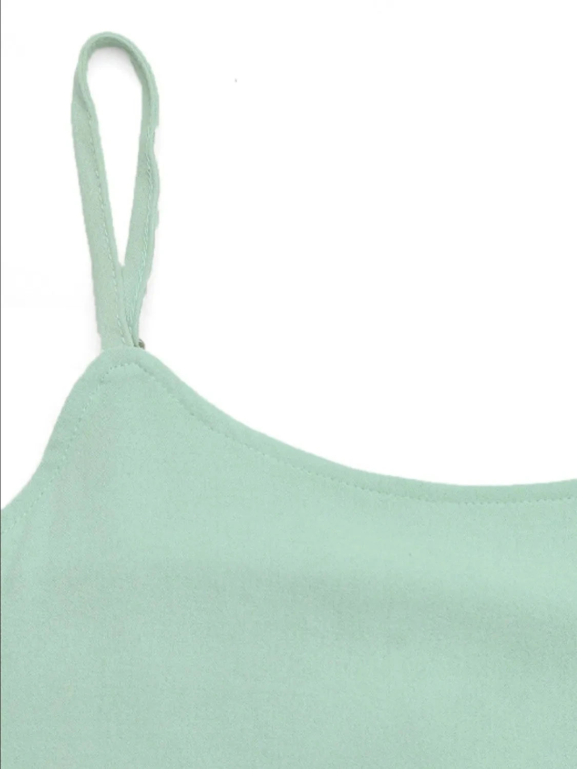 Tied Side Slit Midi Cami Dress