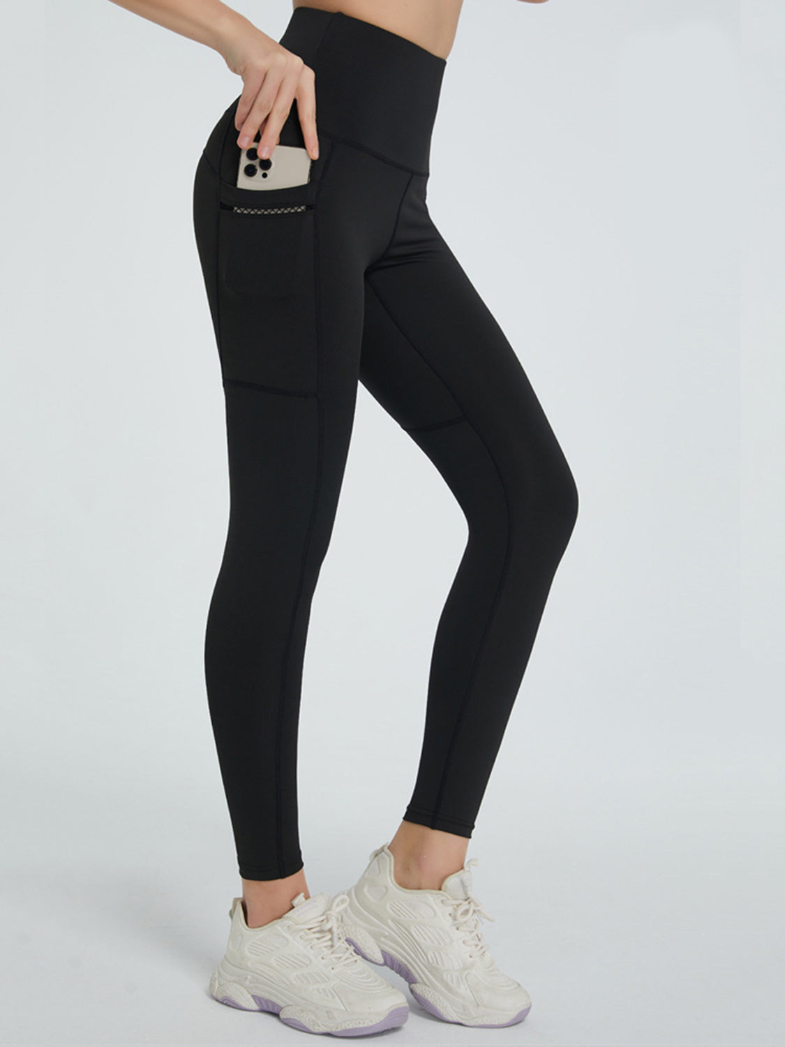 High Waist Active Leggings - Laazaar