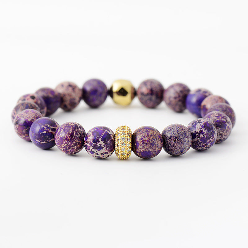 Natural Stone Beaded Bracelet - Laazaar