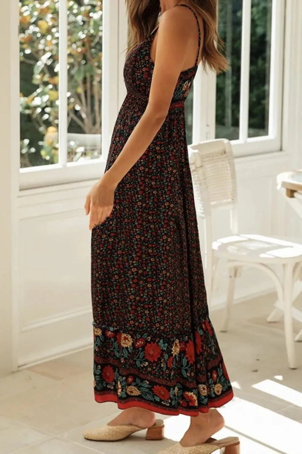 Printed Maxi Cami Dress