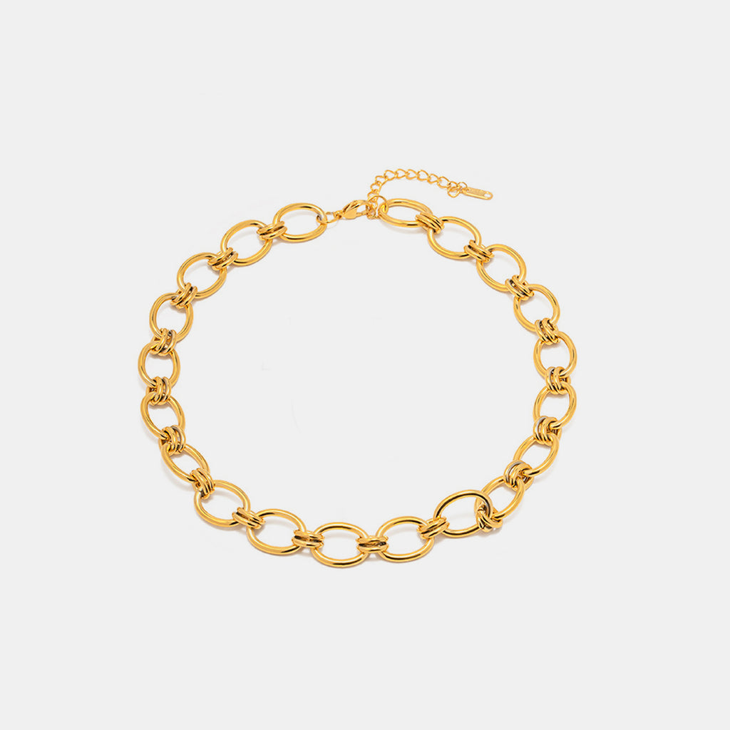 18K Gold-Plated Stainless Steel Necklace - Laazaar