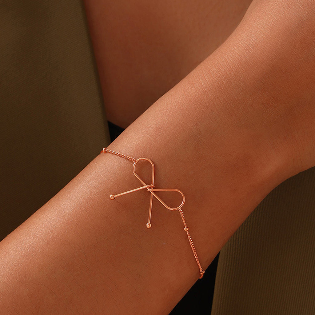 Titanium Steel Bow Bracelet - Laazaar