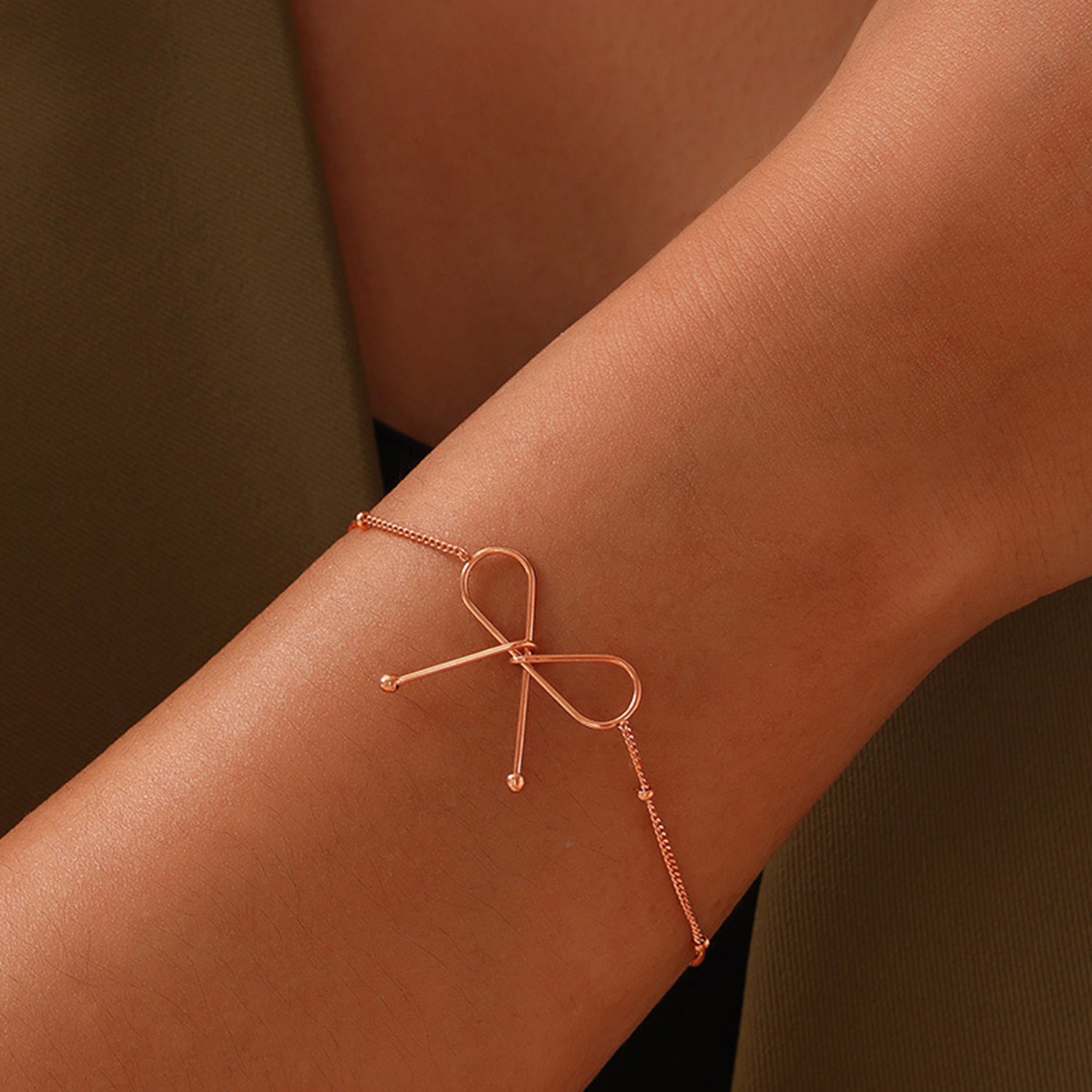 Titanium Steel Bow Bracelet - Laazaar