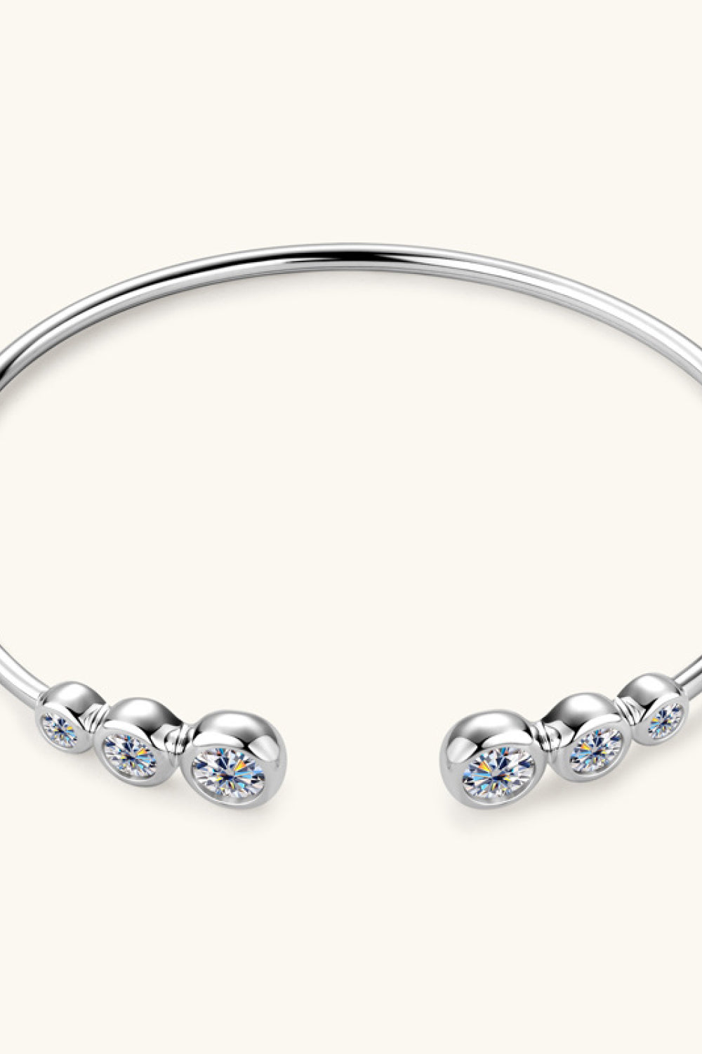 1.8 Carat Moissanite 925 Sterling Silver Bracelet - Laazaar