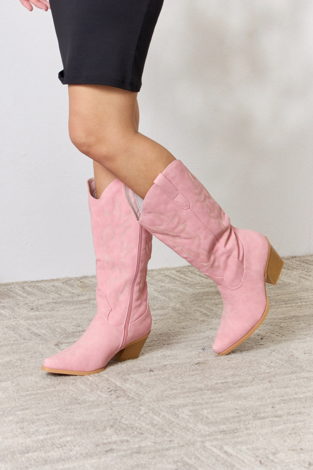 Forever Link Knee High Cowboy Boots - Laazaar