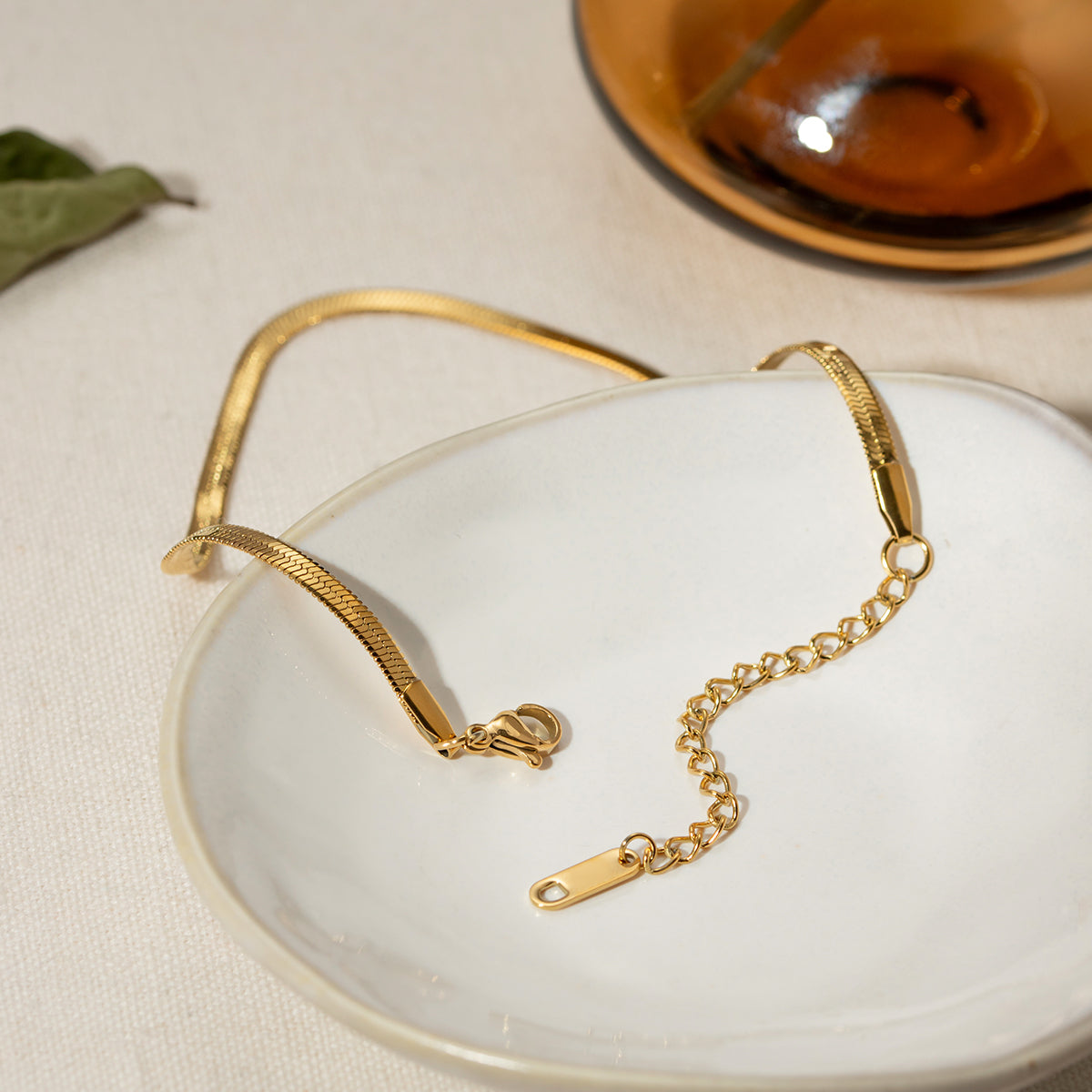18K Gold-Plated Ankle Bracelet - Laazaar