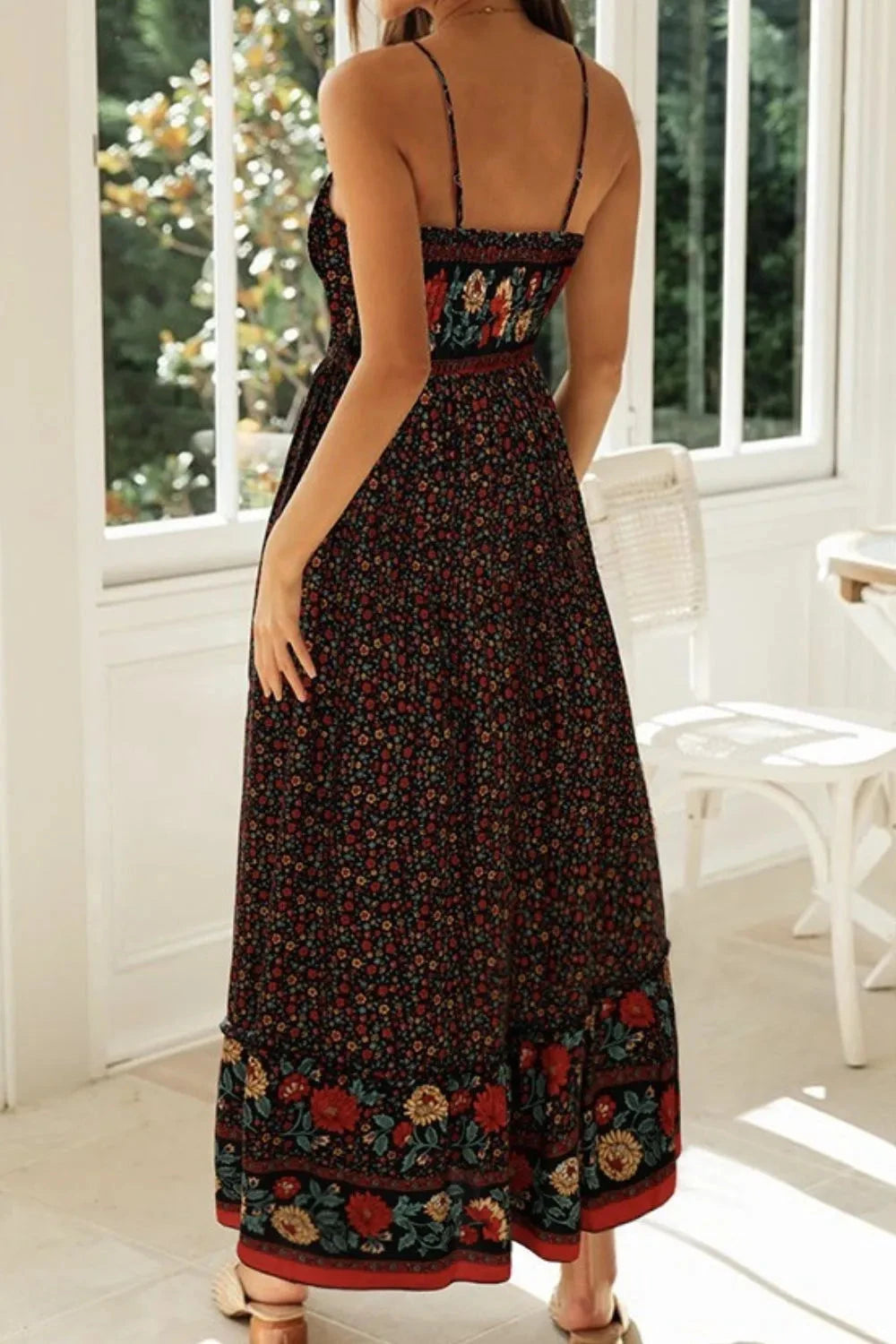 Printed Maxi Cami Dress
