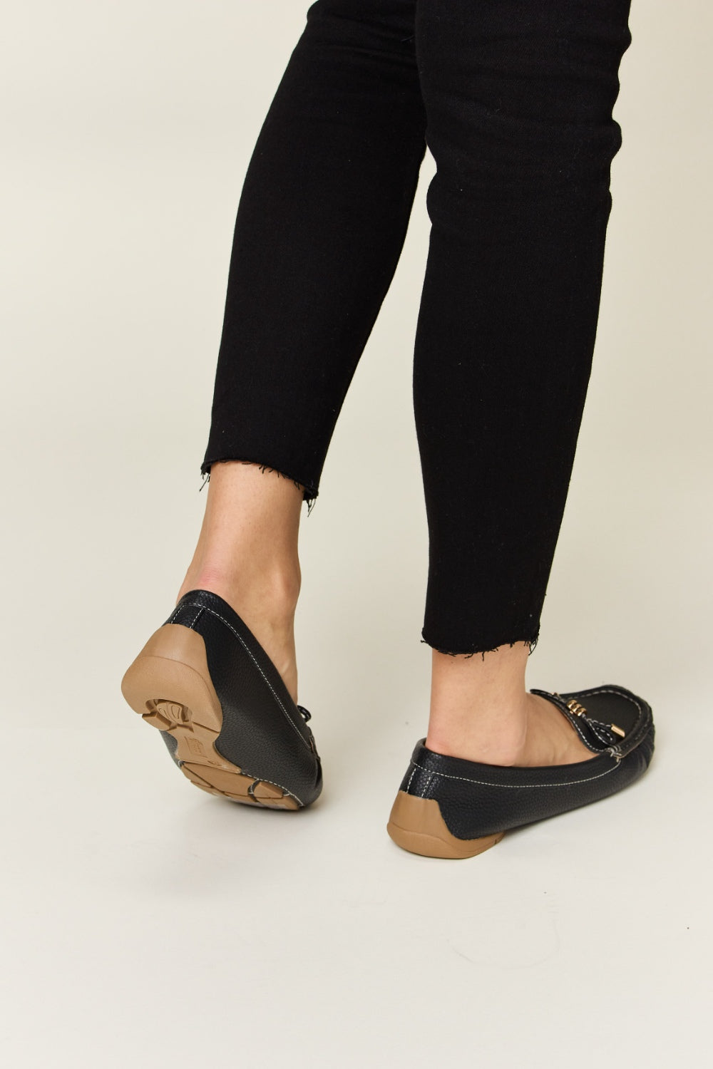 Forever Link Slip On Bow Flats Loafers - Laazaar