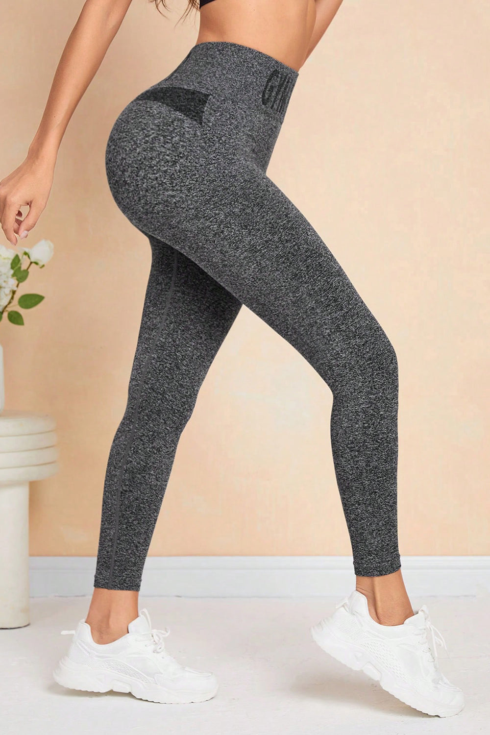 GYM WEAR High Waist Active Leggings - Laazaar