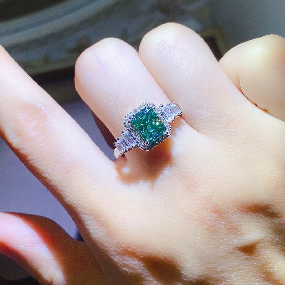 2 Carat Moissanite 925 Sterling Silver Ring - Laazaar