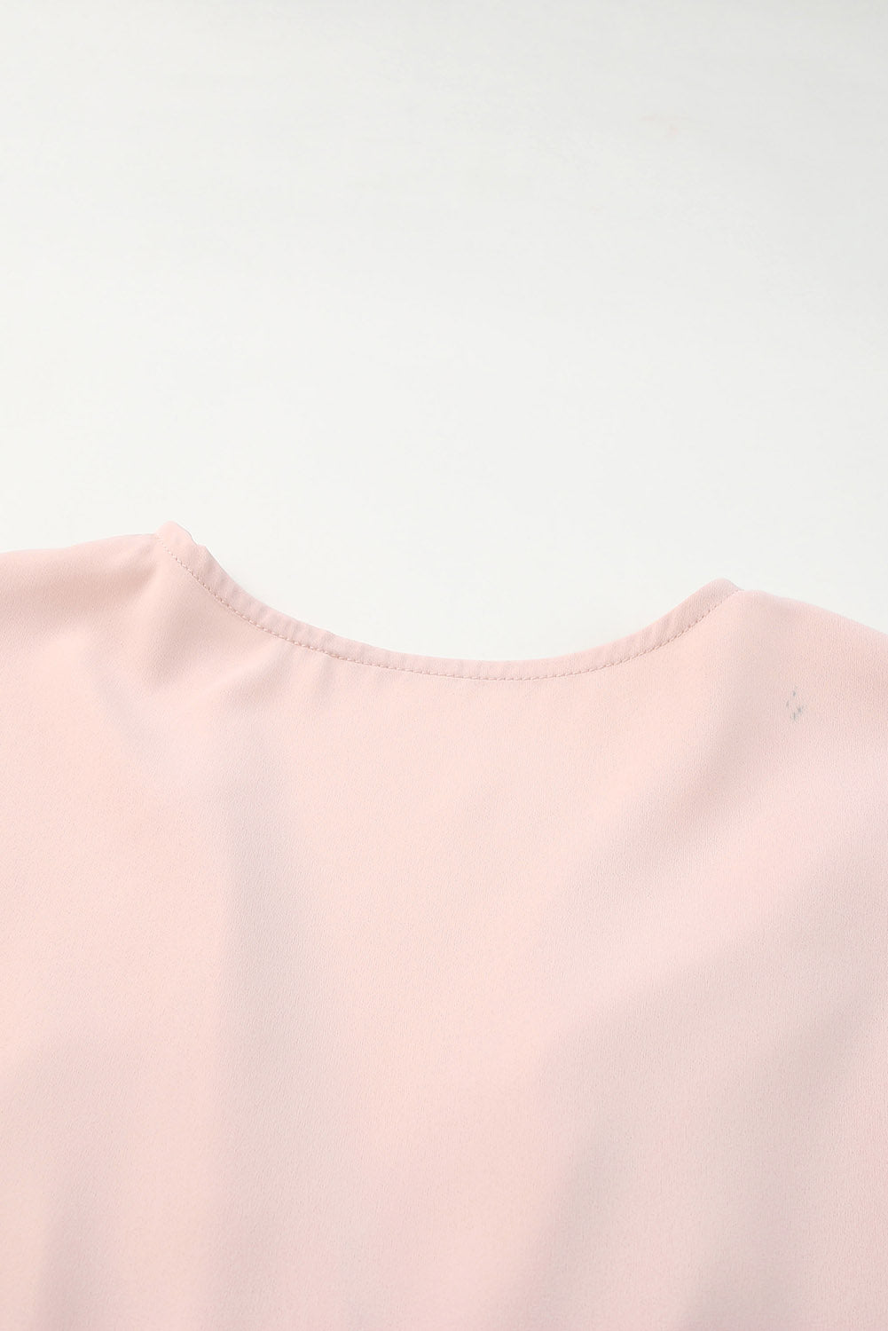 Buttoned V-Neck Short Sleeve Romper - Laazaar