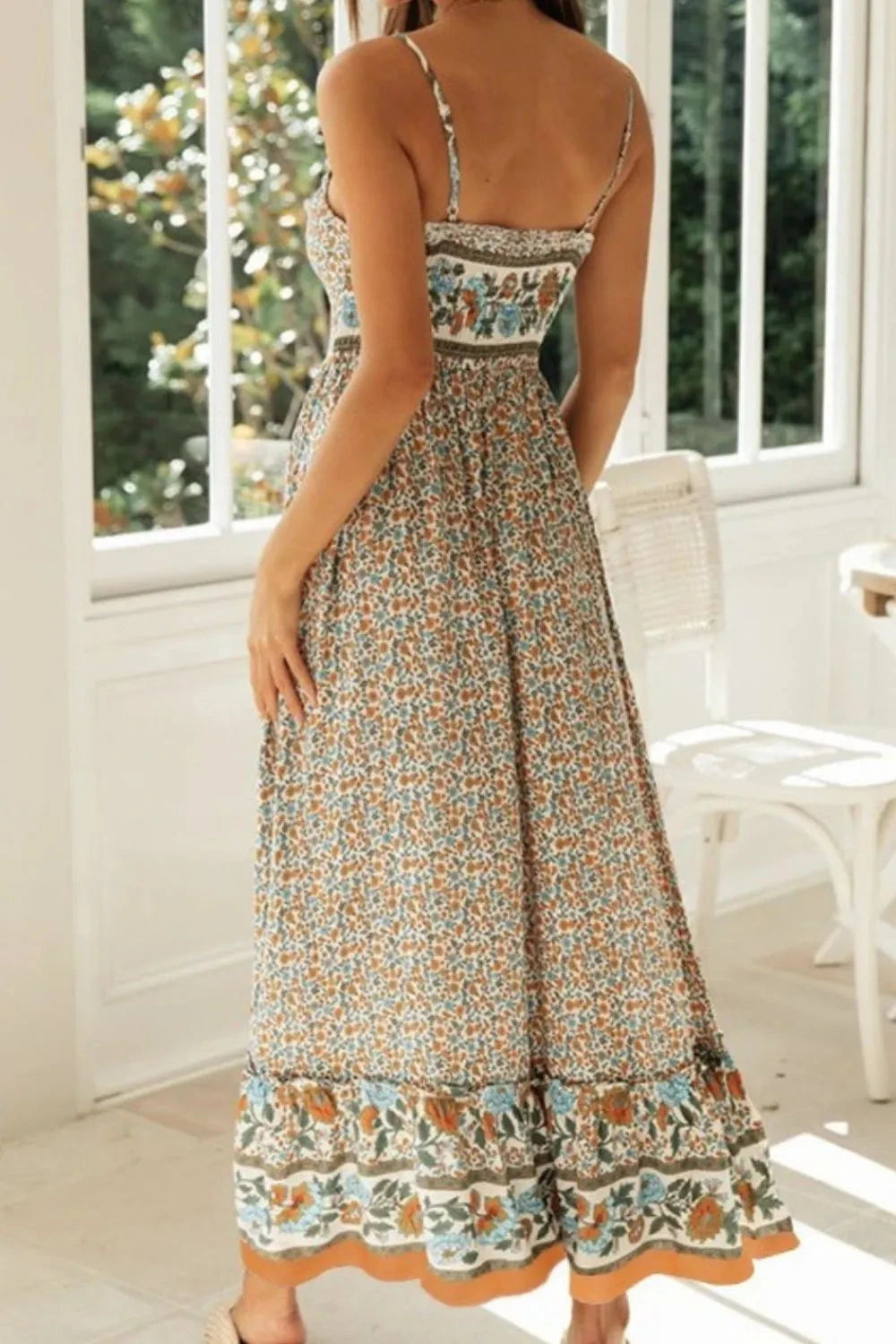 Printed Maxi Cami Dress