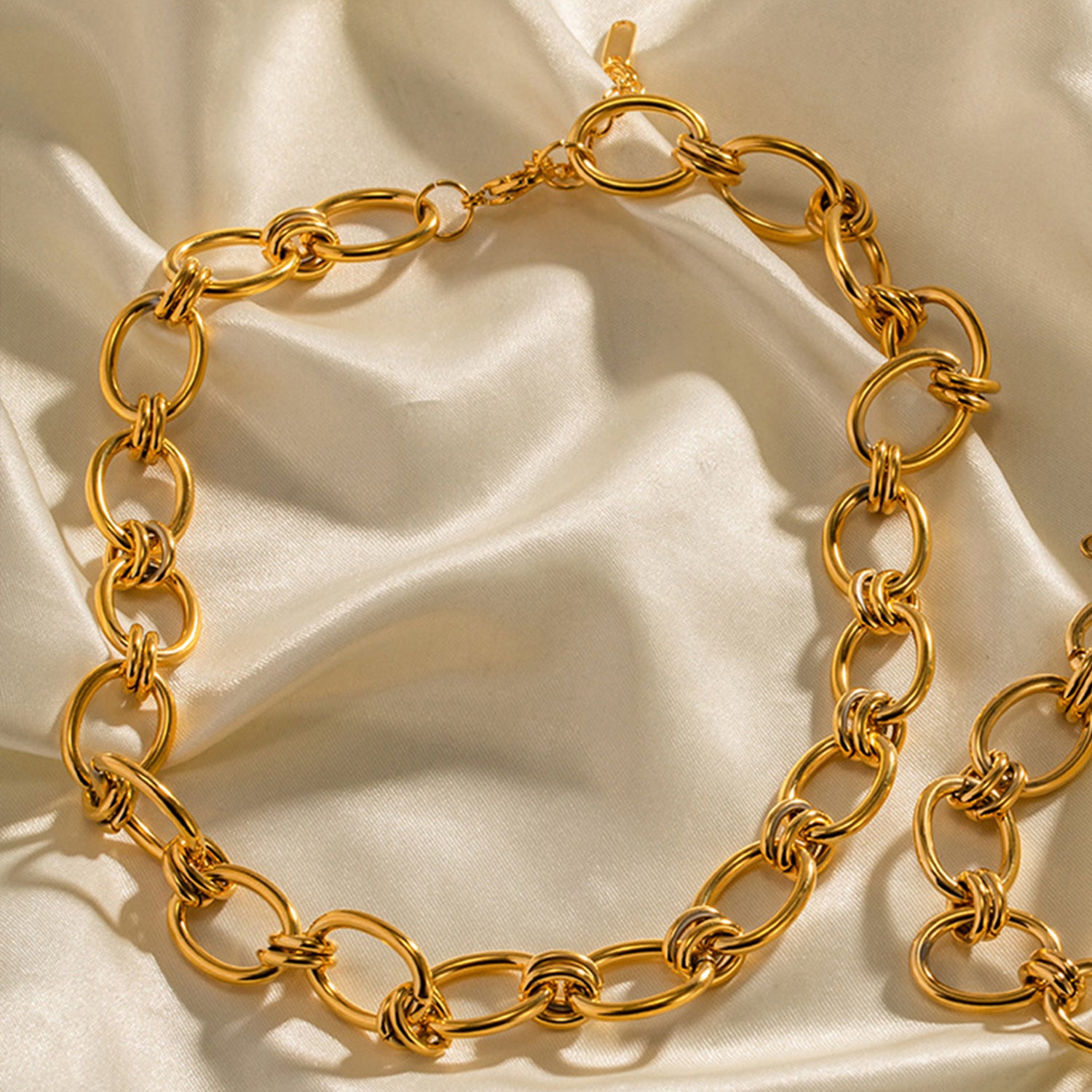 18K Gold-Plated Stainless Steel Necklace - Laazaar