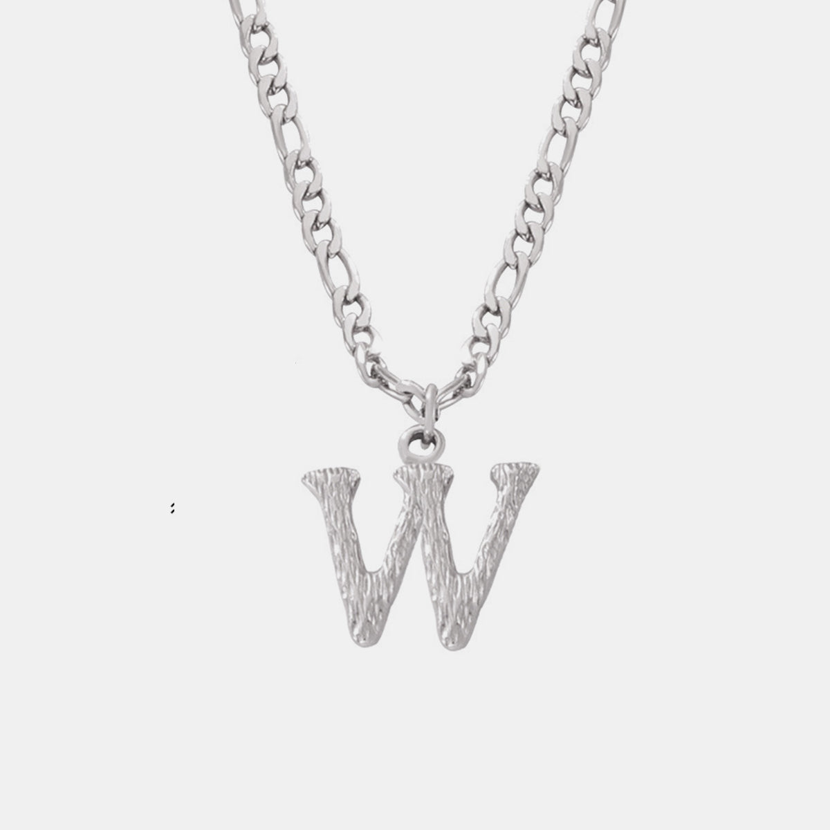 Titanium Steel Letter Pendant Necklace - Laazaar