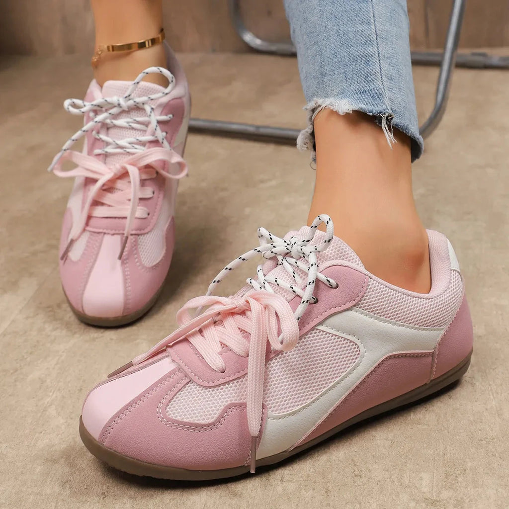 Round Toe Platform Sneakers