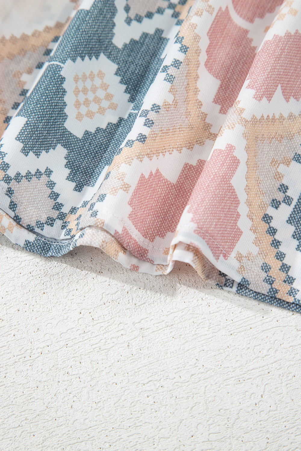 Tassel Tie Neck Balloon Sleeve Blouse - Laazaar