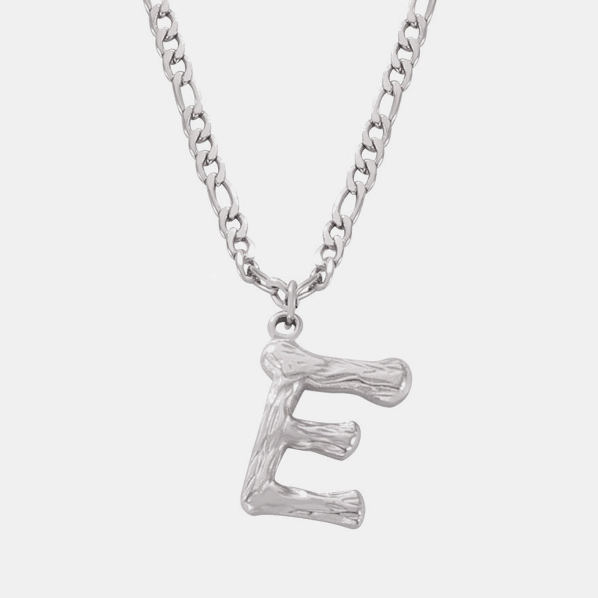 Titanium Steel Letter Pendant Necklace - Laazaar