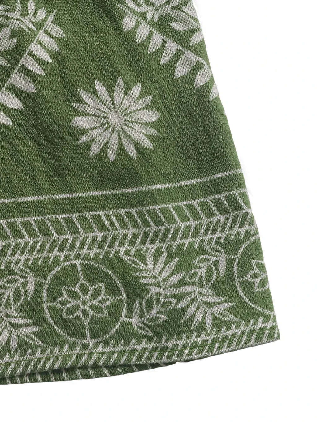 Printed V-Neck Sleeveless Dress