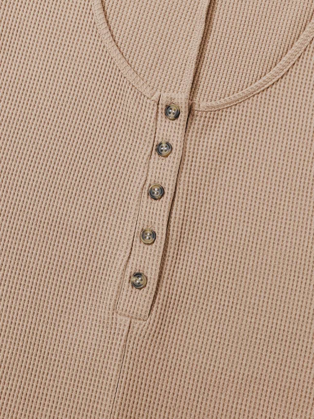 Waffle-Knit Half Button Sleeveless Romper with Pockets - Laazaar