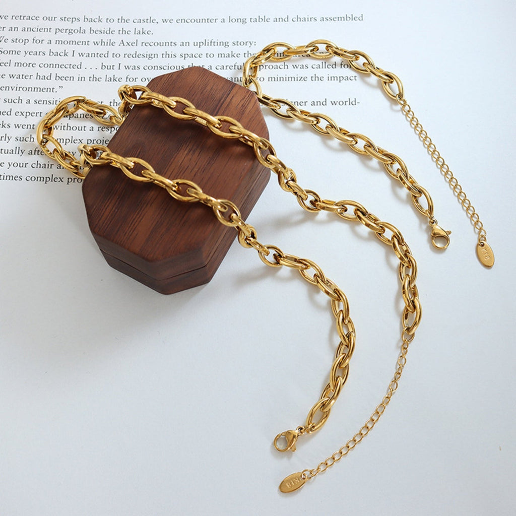 Titanium Steel Chain Bracelet - Laazaar